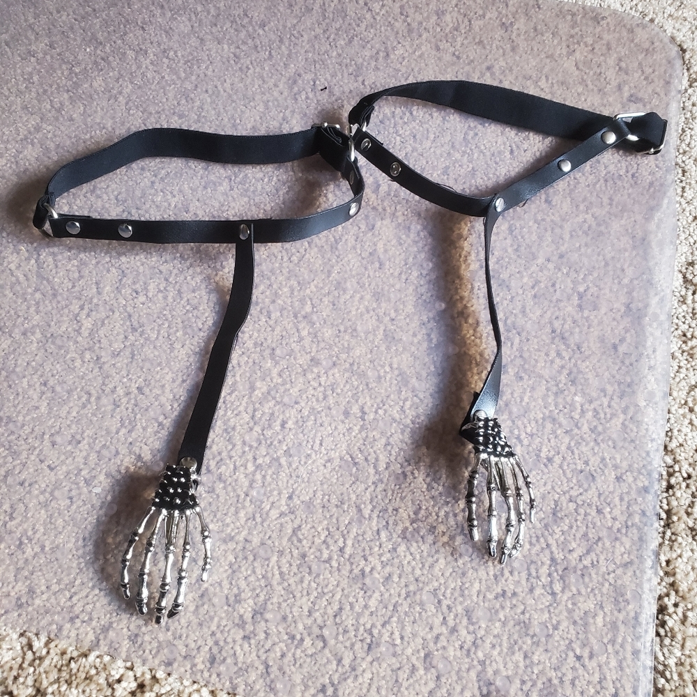 💀Sexy skeleton garters 💀